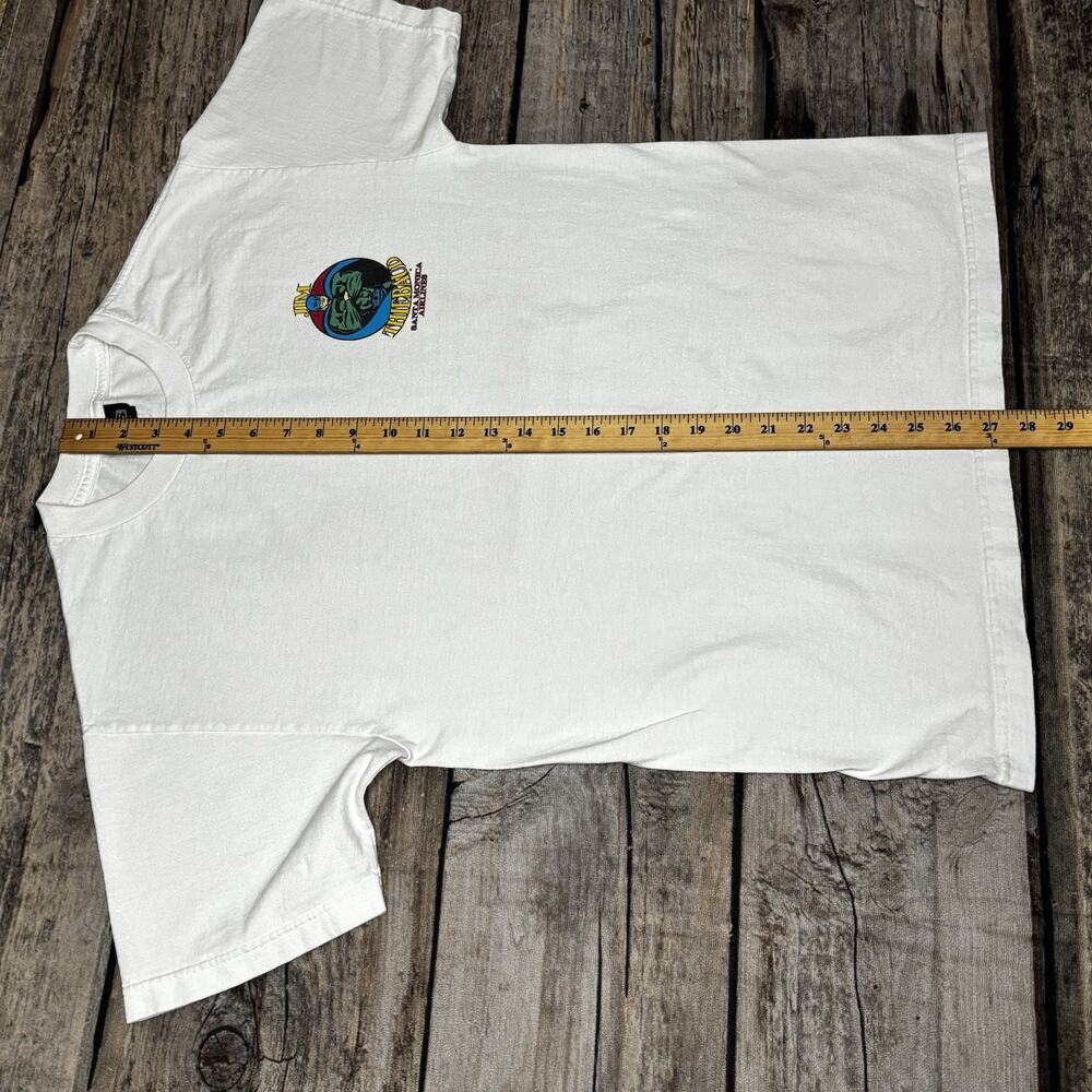 VTG 90s Y2K NHS Skate Jim Thiebaud Santa Monica Airlines Art T Shirt Size Medium - Picture 7 of 7
